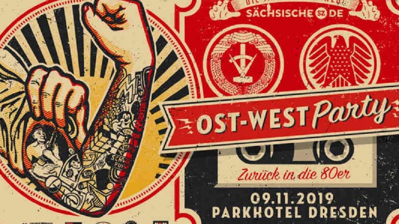 Der 30. Jahrestag des Mauerfalls wird am 9. November im Dresdner Parkhotel mit einer ganz besonderen 80er-Jahre-Party gefeiert.