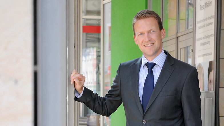 Sascha Dienel ist Geschäftsführer der Wirtschaftsförderung Raum Meißen, die regelmäßig kostenlose Sprechtage für Firmengründer organisiert.