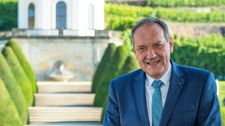 Der neue Chef des Staatsweingutes in Radebeul, Andreas Stuhl. Fotos: Thomas Kretschel