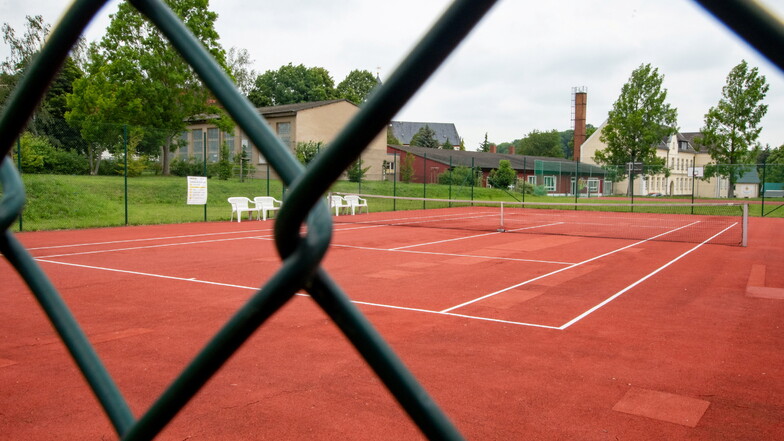 Der Tennisplatz in Schrebitz wird in diesem Jahr saniert.