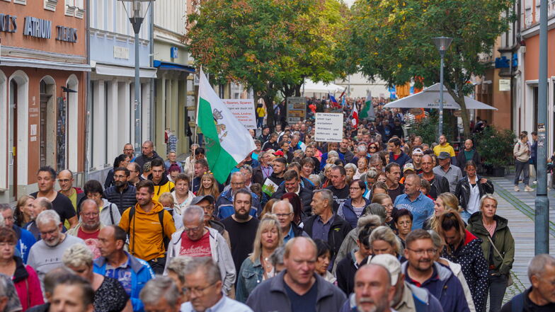 Montagsprotest: Energiekrise und Inflation sorgen für neuen Zulauf im Kreis Bautzen