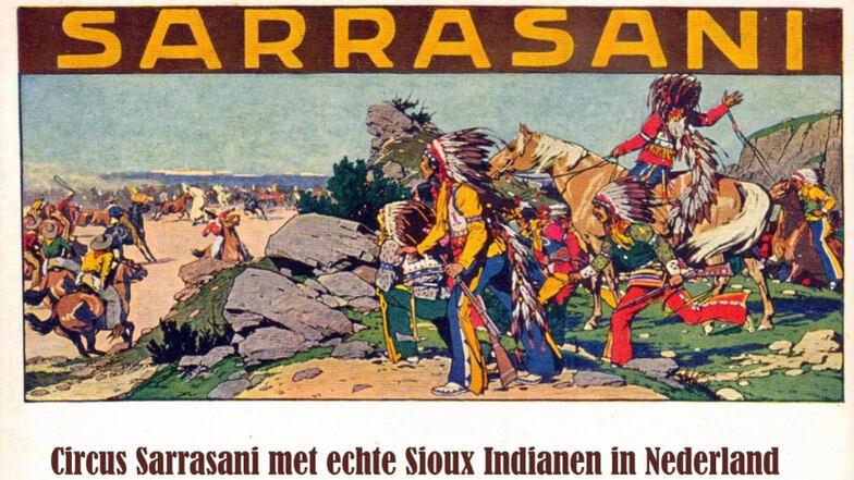 Für die Menschen des beginnenden 20. Jahrhunderts war Sarrasanis Präsentation von den
indigenen Völkern Amerikas eine Sensation. Nach vielleicht den ersten Kontakten bei der
Lektüre von Karl May war dieses die erste konkrete Konfrontation mit einem Kulturkreis
außerhalb des eigenen nationalen Fokus.