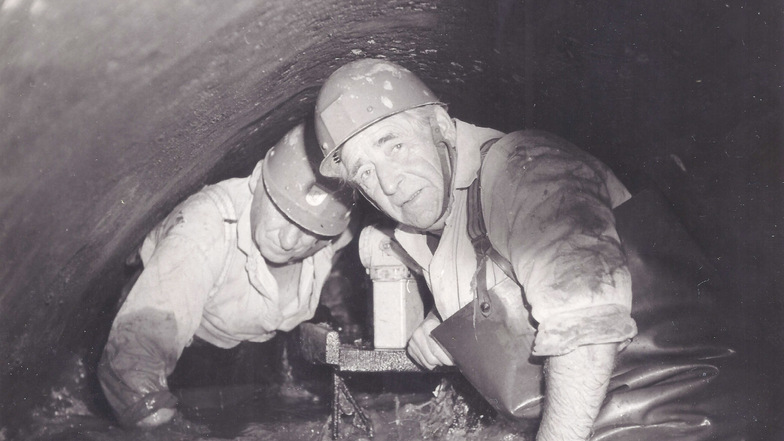 Für die Kanalarbeiter war in den 1970er-Jahren harte Arbeit unter Tage angesagt. Das Kanalnetz war marode.