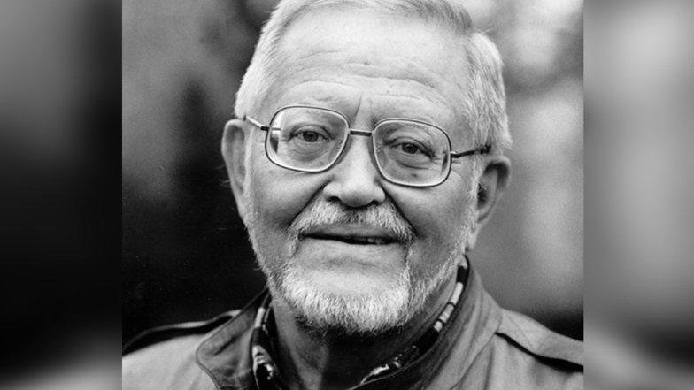 Karl-Eduard von Schnitzler (1918-2001) war zu DDR-Zeiten Moderator des "Schwarzen Kanals". (Aufnahme von 1988)