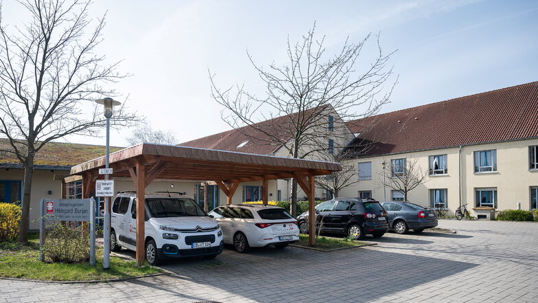 Das Altenpflegeheim "Hildegard Burjan" der Caritas im Elsternweg im Görlitzer Stadtteil Rauschwalde.