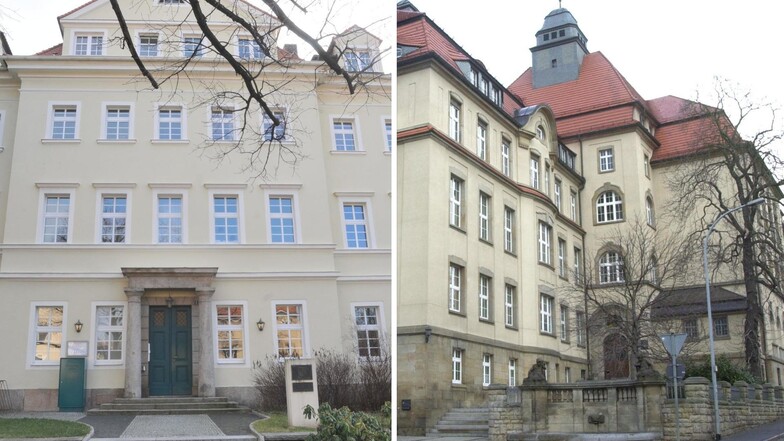 Das Amtsgericht Löbau (links) ist seit 2013 nicht mehr eigenständig, sondern Zweigstelle von Zittau.