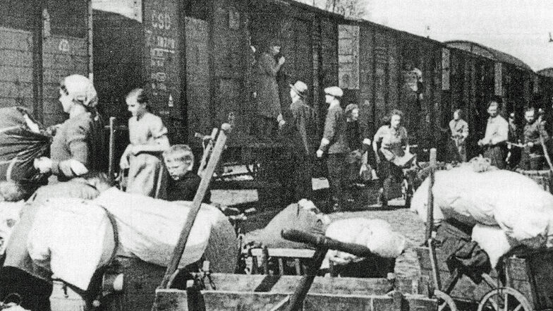Auch Schlesier wurden aus ihrer Heimat vertrieben. Aus dem Kreis Guhrau kamen besonders viele Flüchtlinge in der Großenhainer Pflege an.