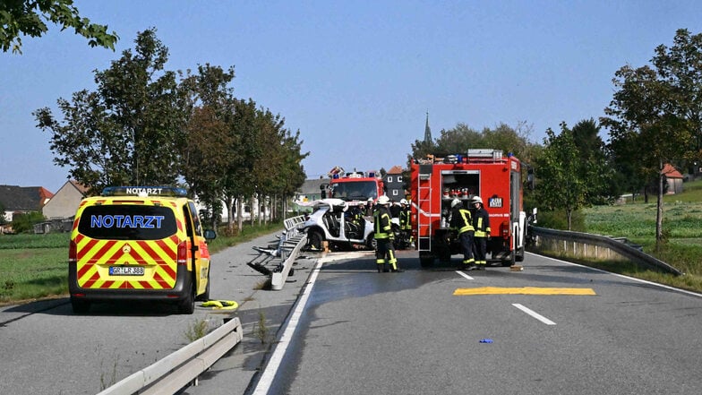 Bei Kottmarsdorf gab es einen schweren Unfall.