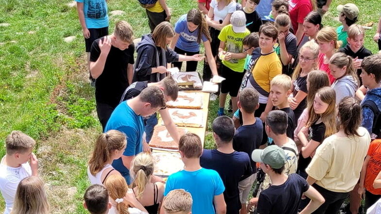 Kinder und Jugendliche interessieren sich für Natur der Sächsischen Schweiz