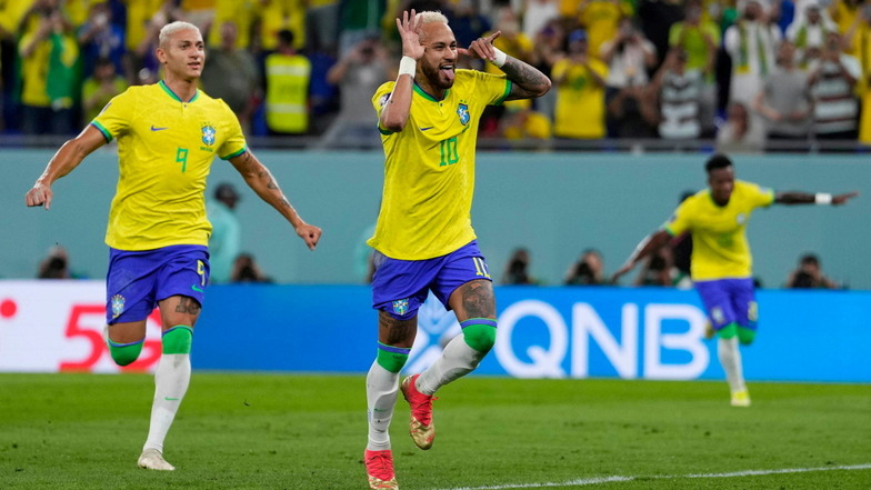 WM 2022: Brasilien führt deutlich gegen Südkorea