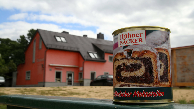 Schlesischen Mohnstollen gibt's in der Horkaer Bäckerei Hübner nicht nur zu Weihnachten, sondern in der Dose das ganze Jahr.