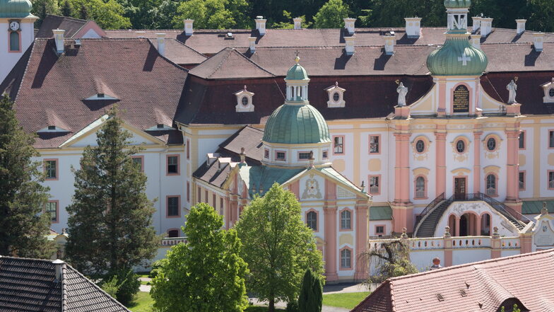 Blick auf das Kloster St. Marienthal.