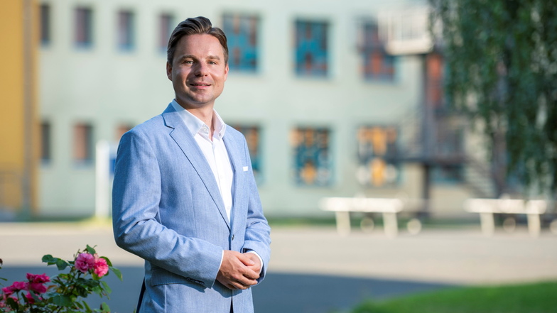 Max Gräf (30) ist neuer Leiter der Oberschule Am Kupferberg.