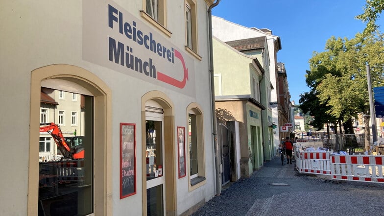 Fleischerei Münch schließt Filiale an der Bahnhofstraße in Radebeul