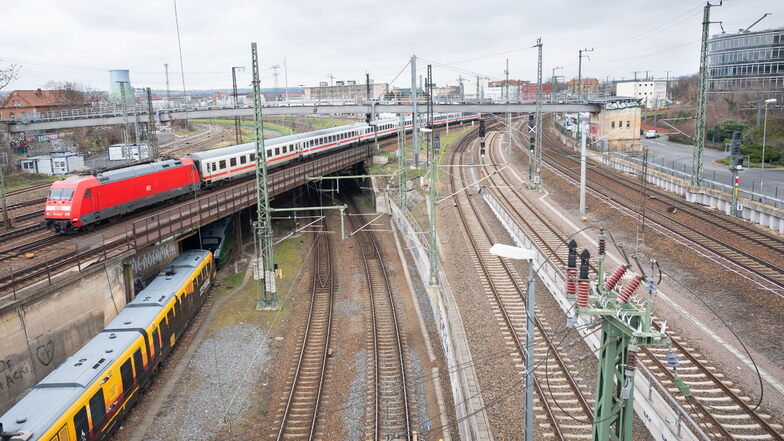 Bauarbeiten am Dresdner Hauptbahnhof: Züge enden im Neustädter Bahnhof