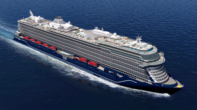 So soll das achte Schiff von Tui Cruises aussehen, das 2024/25 kommen soll.