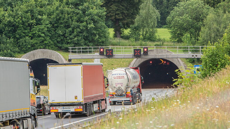 Tunnel Königshainer Berge auf der A4 für zwei Tage dicht