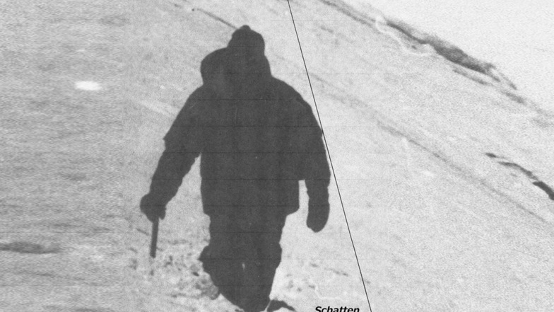 Dieses Foto hat Bergsteiger Werner Starke der SZ als mutmaßlichen Beweis dafür vorgelegt, dass er 1975 mindestens kurz unter dem Gipfel des Pik Kommunismus gewesen ist. Daran gibt es jedoch erhebliche Zweifel.