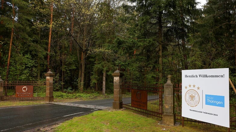 Die Zufahrt zum Hotel in Blankenhain wird während des Aufenthalts der Nationalelf gesperrt sein.
