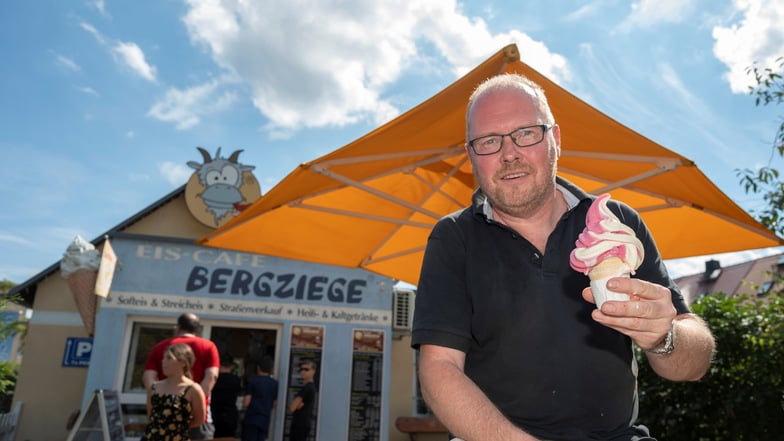 Eiscafé Bergziege in Dresden: "Uns ist wichtig, hier keine Touristenpreise anzubieten"