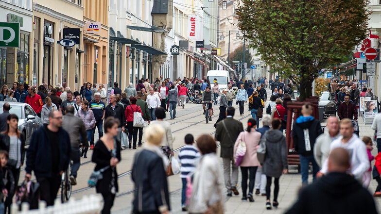 Auch so konnte ein Einkaufssonntag in Görlitz aussehen, hier von Anfang Oktober 2018. Inzwischen hat sich die Situation für die Händler stark verändert.