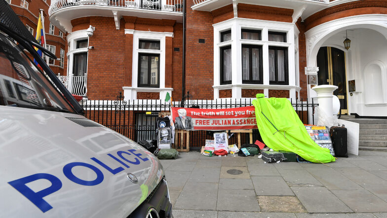 Die ecuadorianische Botschaft in London