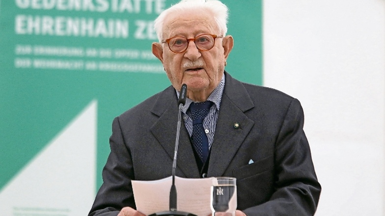 Der 98-jährige Michele Montagano ist einer der letzten Überlebenden der Kriegsgefangenenlager.