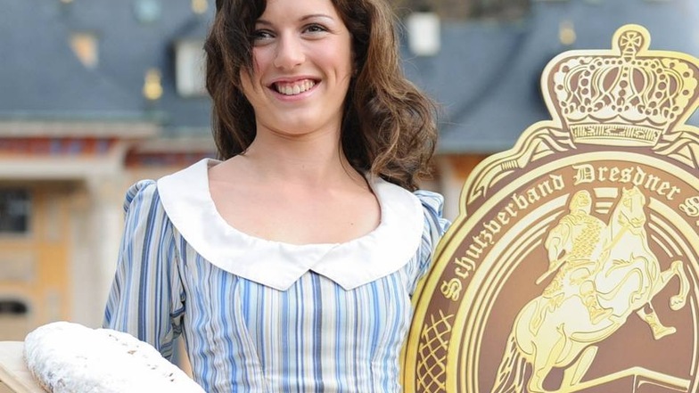 2012: Cynthia Brozek, angehende Bäckerei-Fachverkäuferin in Dresden. Katja Frohberg