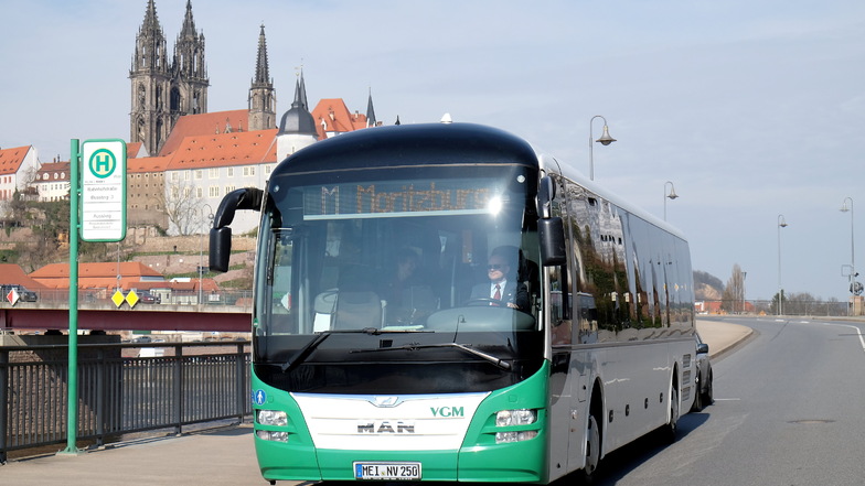 Seit 2021 ist der VGM-Bus auf der Linie M zwischen Meißen und Moritzburg mit einem Fahrradanhänger unterwegs - zumindest in den Sommermonaten und das soll auch 2024 so bleiben.
