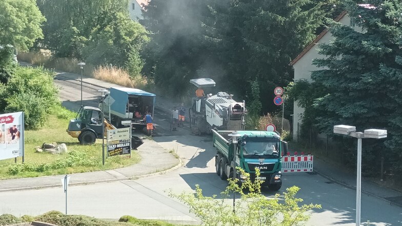 Olbersdorf saniert Straße ohne Fördermittel