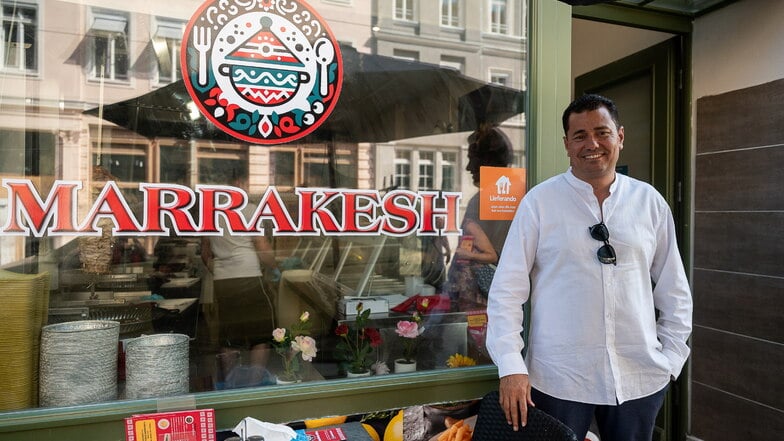 Ali Elsherif ist Betreiber des neuen Imbisses Marrakesh auf der Berliner Straße 30 in  Görlitz.