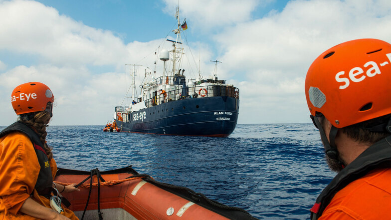 De Seenotrettungs-Organisationen SOS Humanity und Sea-Eye (Foto) sollen auch 2024 noch finanzielle Unterstützung bekommen.