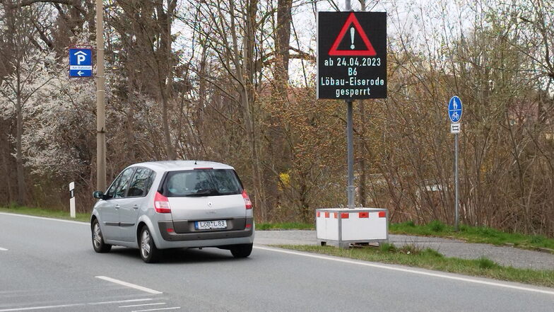 B6 zwischen Görlitz und Bautzen wird bei Löbau für Monate voll gesperrt