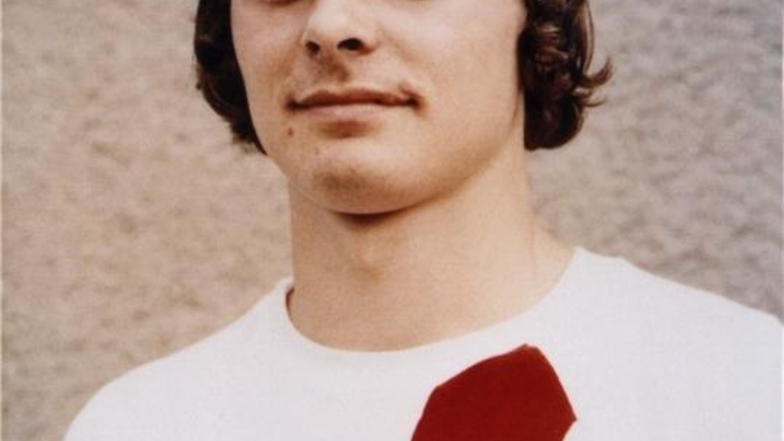 Lutz Eigendorf als Fußballer des BFC Dynamo. In der DDR galt er nach seiner Flucht als „Vaterlandsverräter“.