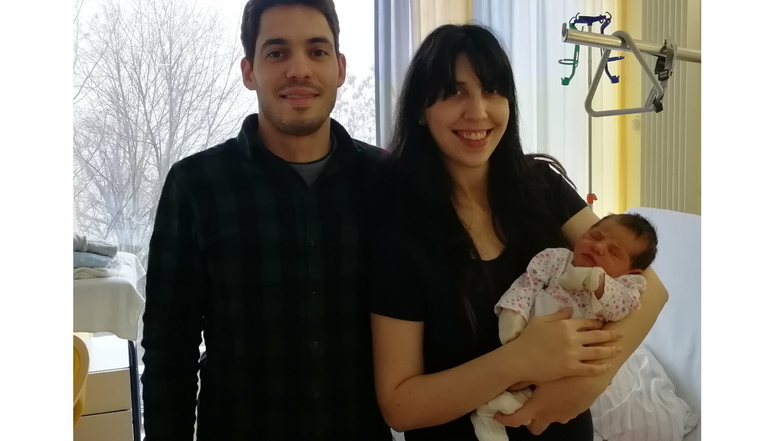 Baby Natalia Isabel ist am 1. Januar 2021 im Riesaer Elblandklinikum auf die Welt gekommen.