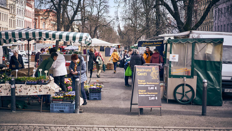 Ab Dienstag sollen nun doch wieder Händler auf die Elisabethstraße ziehen - Wochenmarkt wird das jedoch nicht genannt.