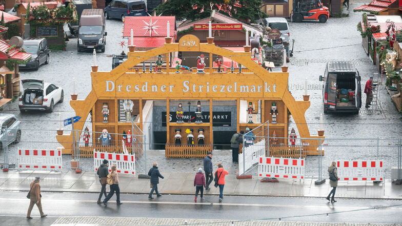 Dresdner Striezelmarkt startet bald mit neuer Bühne: Was die Besucher erwartet