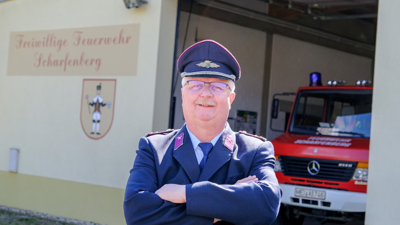 Wehrleiter der Feuerwehr in Scharfenberg Jens Lange tritt bald von seinem Amt zurück.