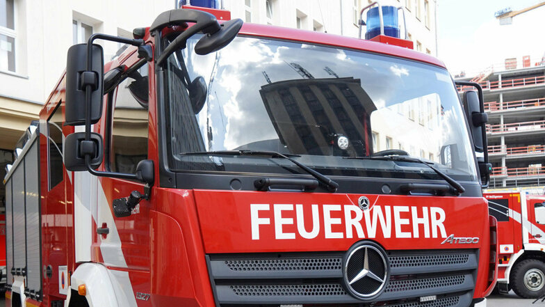 Die Feuerwehr rückte zu einem Einsatz in der Johannstadt aus.