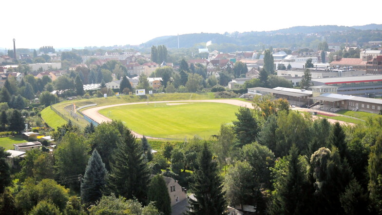 Der Sportplatz "Heiliger Grund" in Meißen profitiert von einem Förderprogramm für Sportstätten.