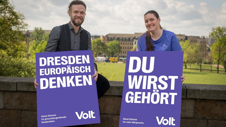 Stadtratswahl in Dresden: Was will die Partei Volt?