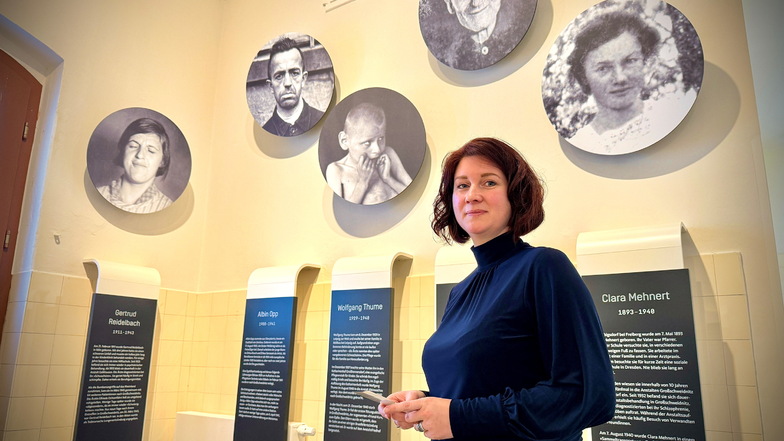 Die promovierte Historikerin Maria Fiebrandt stammt aus der Oberlausitz und ist eine von drei Kuratoren der Dauerausstellung in der Gedenkstätte.