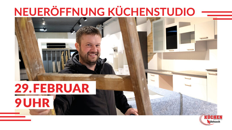 Küchen-Proficenter Hülsbusch feiert Eröffnung von neuem Küchenstudio