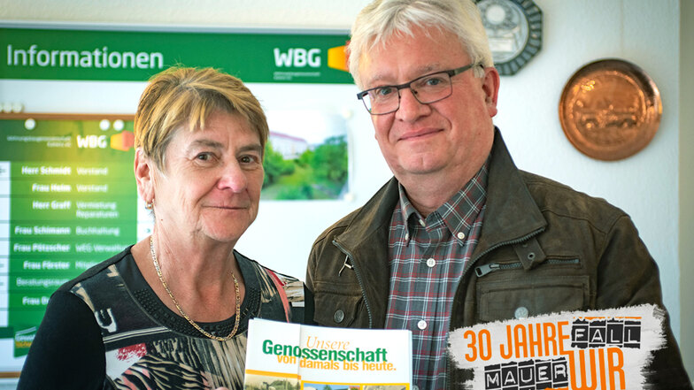 Seit mehr als 20 Jahren ein Dreamteam in der Kamenzer Wohnungsbaugenossenschaft: Inge Dubsky und Henry Schmidt. Die 67-Jährige ist mittlerweile in Rente, kommt aber noch regelmäßig vorbei. Neue WBG-Vorstandsfrau ist Heike Helm.