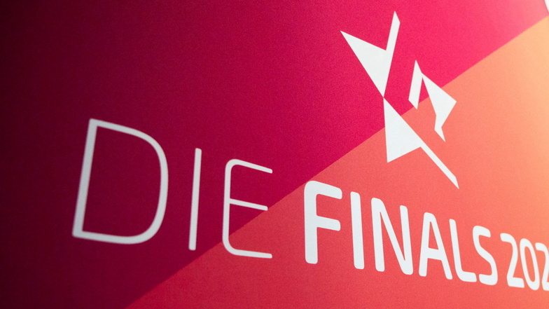 Das Logo der Finals soll 2024 überall in Dresden hängen.