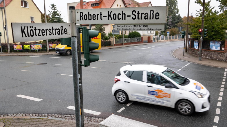 An der Kreuzung Klötzer-/Koch- und Liststraße in Riesa ist fast immer was los. Dieses Jahr soll dort gebaut werden.
