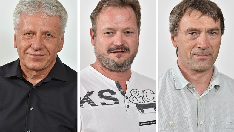 Hans-Jürgen Czwink (v.l.), Thomas Triller und Klaus Walter trennen sich von den Freien Wählern in Dipps und bilden die neue Fraktion Unabhängige Bürger.