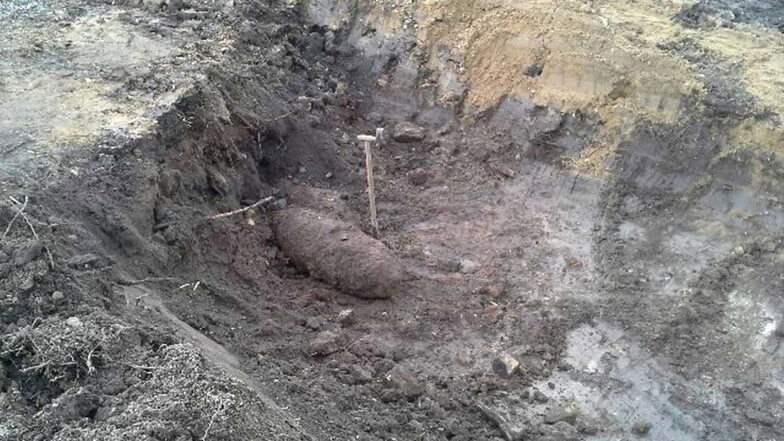 Diese Bombe wurde vor sieben Jahren in Großenhain entdeckt. Dass es nicht die letzte bleiben würde, war damals bereits klar.