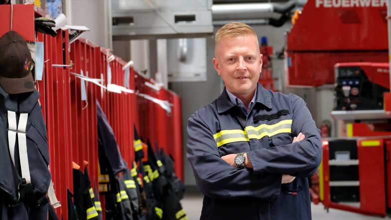 Frank Fischer ist Chef der Meißner Freiwilligen Feuerwehr. Ihr gehören 46 Mitglieder in der Einsatzabteilung, 20 Mitglieder in der Alters- und Ehrenabteilung und 25 Mitglieder in der Jugendfeuerwehr an.