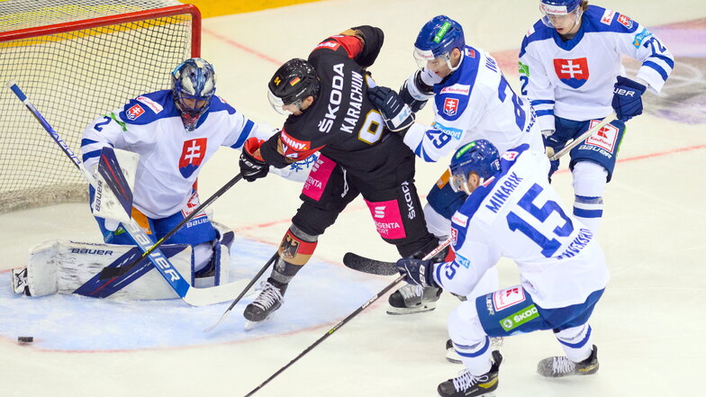 Deutsche Eishockeyauswahl unterliegt in Dresden